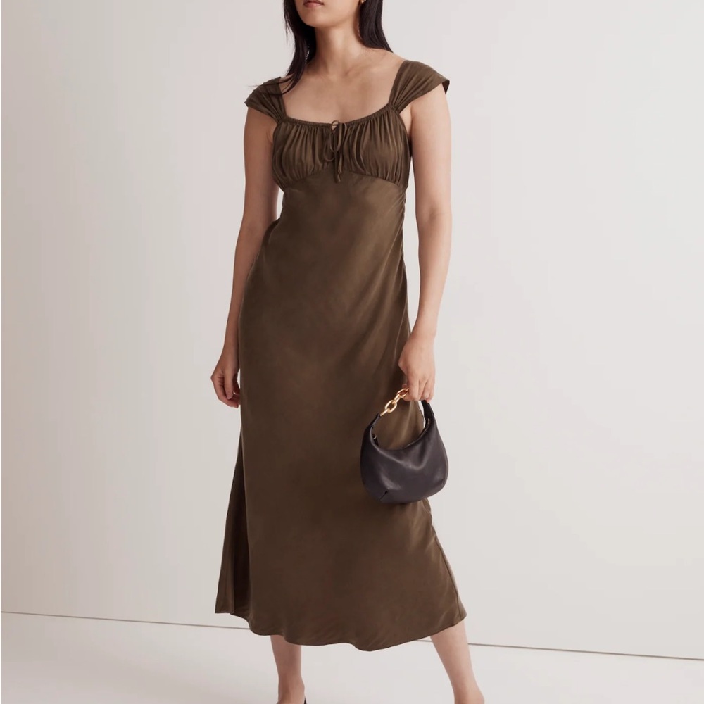 Madewell cap sleeve dress